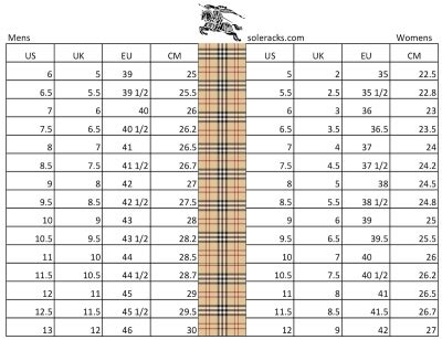 burberry maat 4|Burberry clothing size chart.